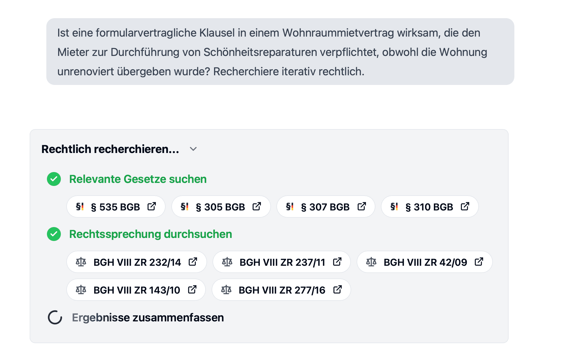 Bis zu 25x schnellere juristische Recherche